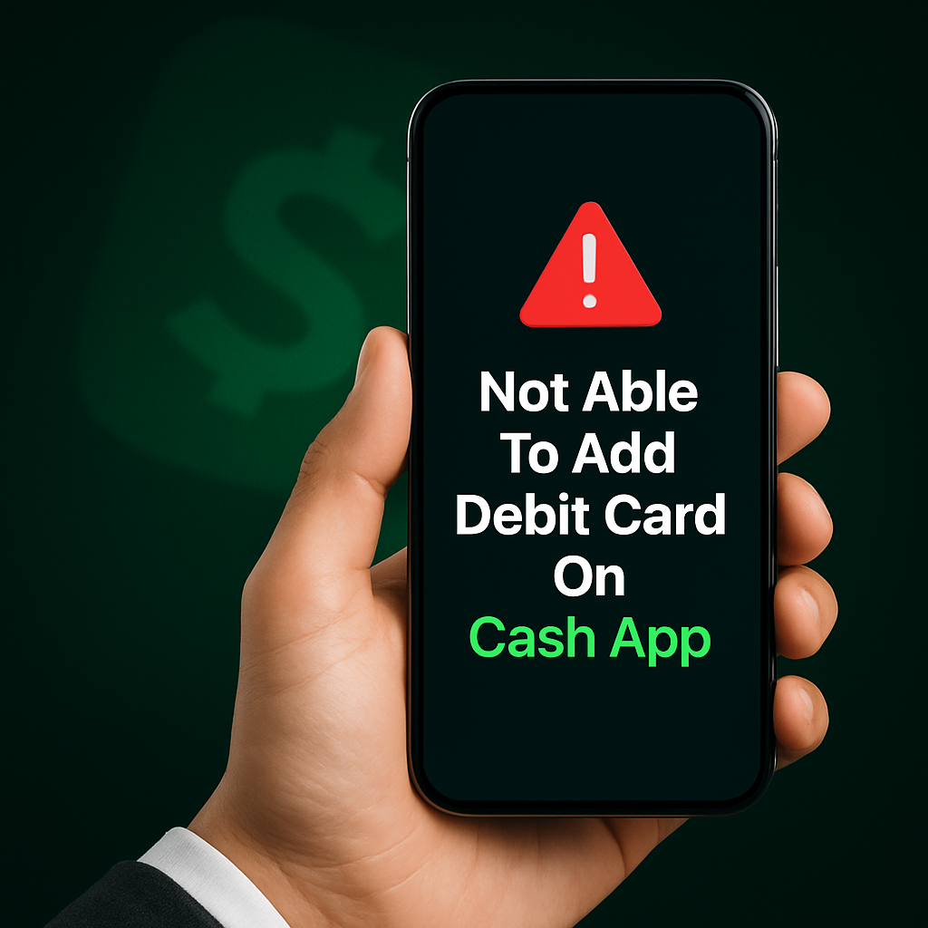 not able to add debit